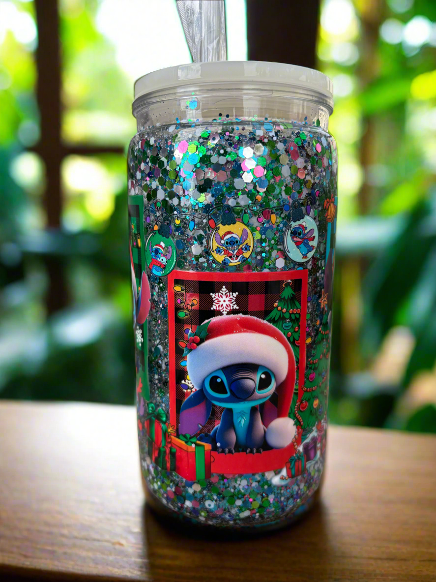 lilo and stitch christmas cup